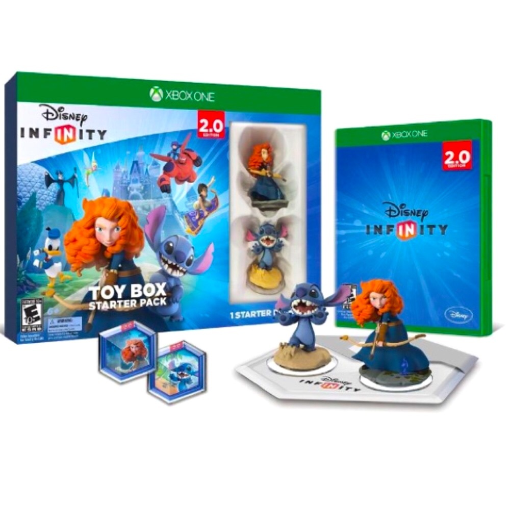NIB Xbox One DISNEY INFINITY 2.0 Toy Box Complete Starter Pack